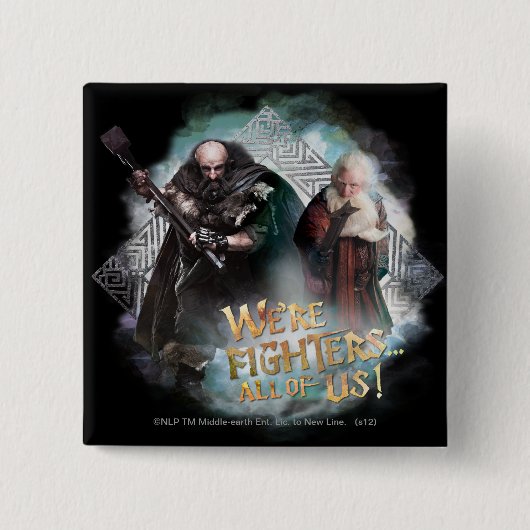 Dwalin und Balin Button (Vorderseite)