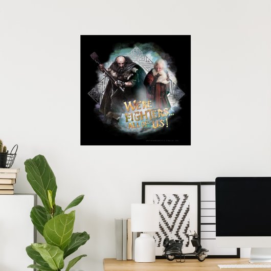 Dwalin und Balin Poster (Heimbüro)