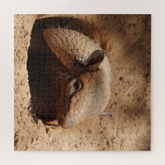 Dwarf Armadillo Sprichwort Puzzle (Horizontal)