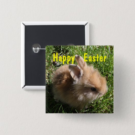 Dwarf Bunny Osterfest Button (Vorne & Hinten)