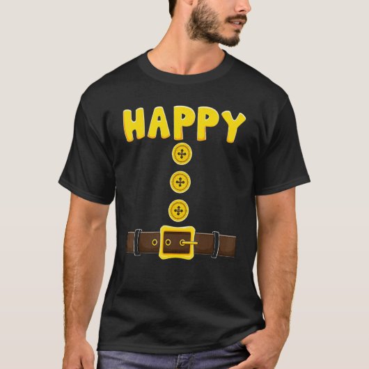 Dwarf Easy Halloween KostümMatching Group Couple T-Shirt (Vorderseite)