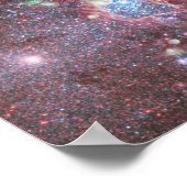 Dwarf Galaxy NGC 4214 Poster (Ecke)