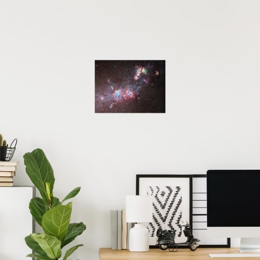 Dwarf Galaxy NGC 4214 Poster (Heimbüro)