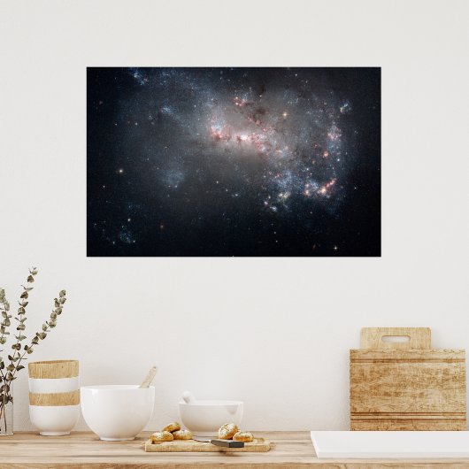 Dwarf Galaxy NGC 4449 Poster (Küche)