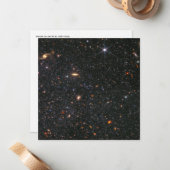 Dwarf Galaxy WLM James Webb Space Telescope Hi-Res Mitteilungskarte (Vorderseite/Rückseite Beispiel)