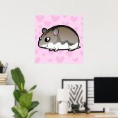 Dwarf Hamster-Liebe Poster (Heimbüro)