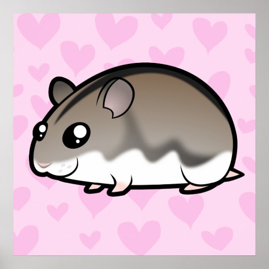 Dwarf Hamster-Liebe Poster (Vorne)