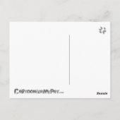 Dwarf Hamster-Liebe Postkarte (Rückseite)