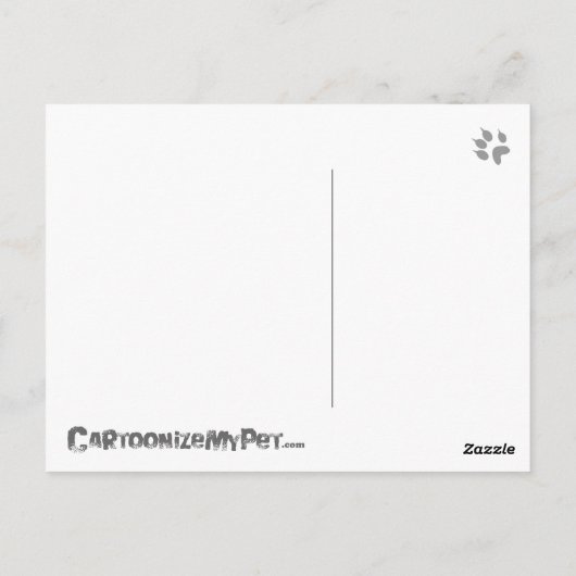 Dwarf Hamster-Liebe Postkarte (Rückseite)