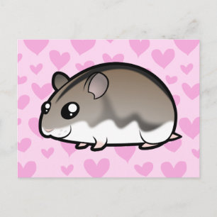 Dwarf Hamster-Liebe Postkarte