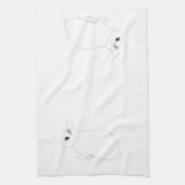 Dwarf Hotot Rabbit Disc Handtuch (Vertikal)