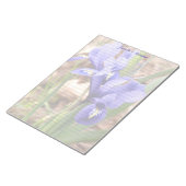 Dwarf Iris floralgeflechtetes Notepad Notizblock (angewinkelt)