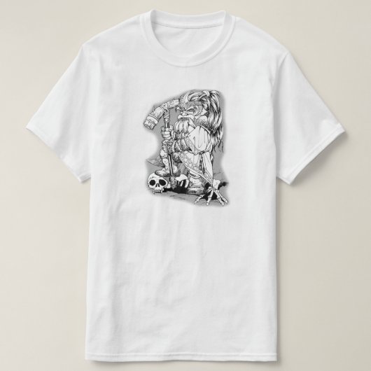 Dwarf Lord Fantasy Art Gamer Graphic T-Shirt (Design vorne)