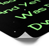 Dwarf Planet Pluto Limerick Poster (Ecke)