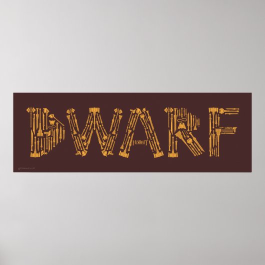 Dwarf Weapons Collage Poster (Vorne)