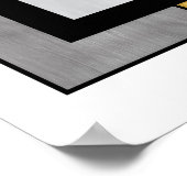 Dwarven Chest - Art Deco Fantasie Abstrakt Poster (Ecke)