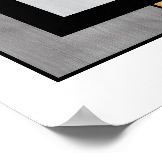 Dwarven Chest - Art Deco Fantasie Abstrakt Poster (Ecke)