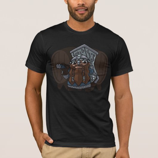Dwarven Krieger-Shirt T-Shirt (Vorderseite)