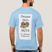 Dwayne Dees Nüsse Weihnachtsfeiertag Geschenkidee T-Shirt (Rückseite)