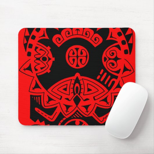 Dwayne Johnson polynesische Stammes- Tätowierung Mousepad (Mit Mouse)