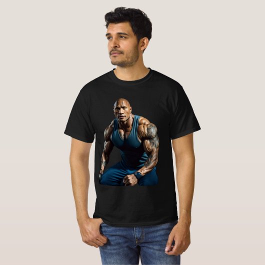 Dwayne Johnson The Rock T-Shirt (Vorne ganz)