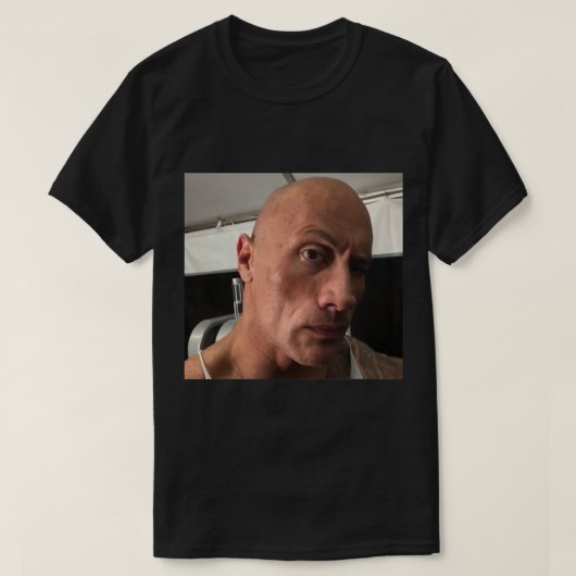 Dwayne The Rock Johnson eyebrow heben meme Classic T-Shirt (Design vorne)