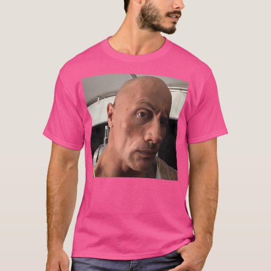 Dwayne The Rock Johnson Eyebrow Raise Meme Classic T-Shirt (Vorderseite)