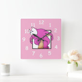 Dweeblinks Quadratische Wanduhr (Zuhause)