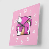 Dweeblinks Quadratische Wanduhr (Winkel)