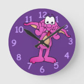 Dweeblinks Runde Wanduhr (Vorderseite)