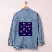 dwell on joy hearts and paw prints denim jacket jeansjacke (Hangar)