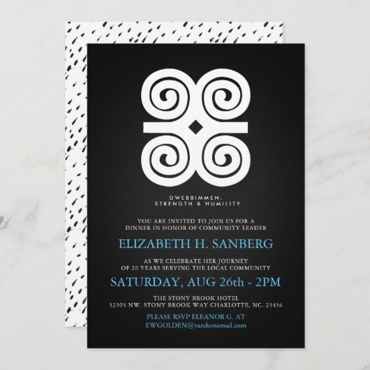 Dwennimmen Einladung (Vorne/Hinten)