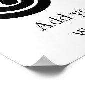 Dwennimmen - Kraft und Demut des Adinkra-Symbols Poster (Ecke)