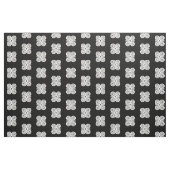 Dwennimmen Strength|Humility weißes Adinkra Symbol Stoff (Fat Quarter (45,7 x 55,9 cm))