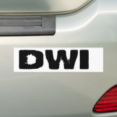 DWI AUTOAUFKLEBER (Auf Auto)