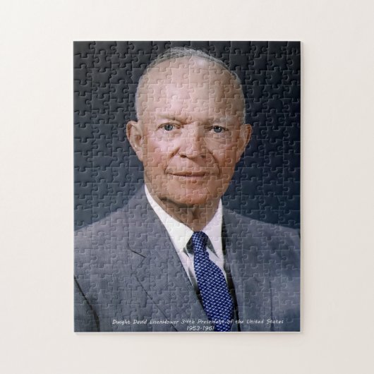 Dwight D. Eisenhower 34. Präsident Puzzle (Vertikal)