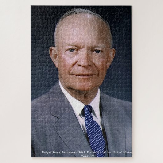 Dwight D. Eisenhower 34. Präsident Puzzle (Vertikal)