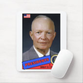 Dwight D. Eisenhower Baseball Card Mousepad (Mit Mouse)