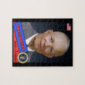 Dwight D. Eisenhower Baseball Card Puzzle (Horizontal)