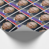 Dwight D. Eisenhower-Baseball-Karte Geschenkpapier (Ecke)