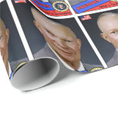 Dwight D. Eisenhower-Baseball-Karte Geschenkpapier (Rolleneckpunkt)