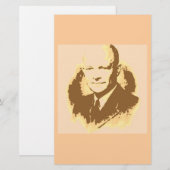 Dwight D Eisenhower Briefpapier (Vorne/Hinten)