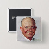 Dwight D. Eisenhower Button (Vorne & Hinten)