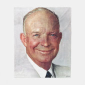Dwight D. Eisenhower Fleecedecke (Vorderseite)
