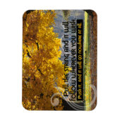 Dwight D. Eisenhower Inspiration Zitat "Push it" Magnet (Vertikal)