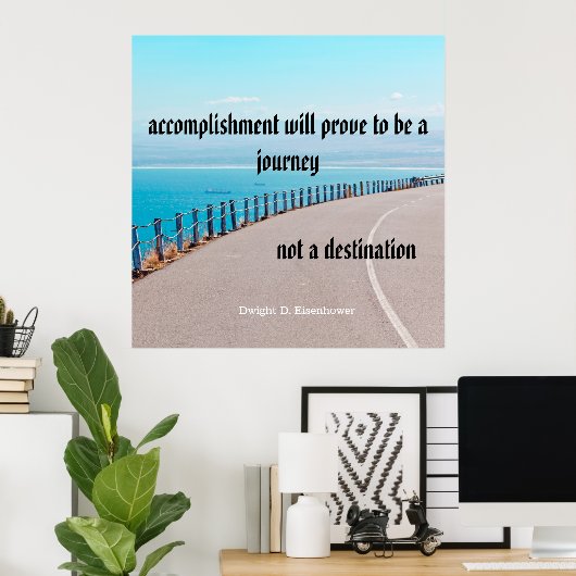 Dwight D. Eisenhower - Leistung Poster (Heimbüro)
