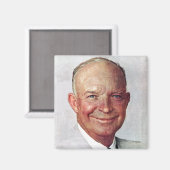 Dwight D. Eisenhower Magnet (Vorderseite/Rückseite)