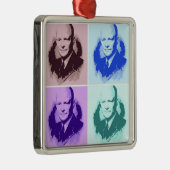 Dwight D Eisenhower Ornament Aus Metall (Rechts)