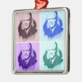 Dwight D Eisenhower Ornament Aus Metall (Links)