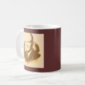 Dwight D Eisenhower Pop Art Kaffeetasse (Vorderseite Links)